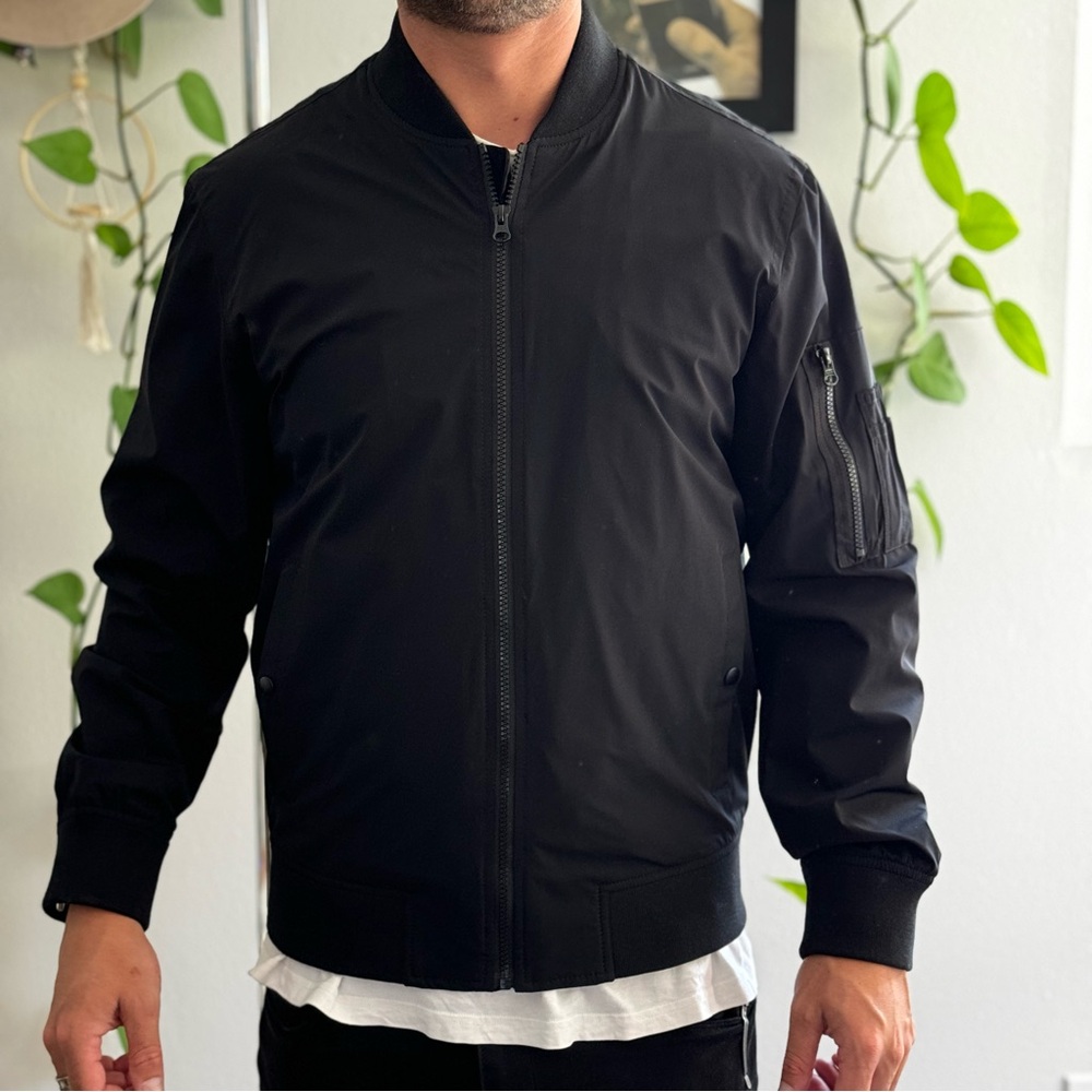 Banana republic black Bomber jacket